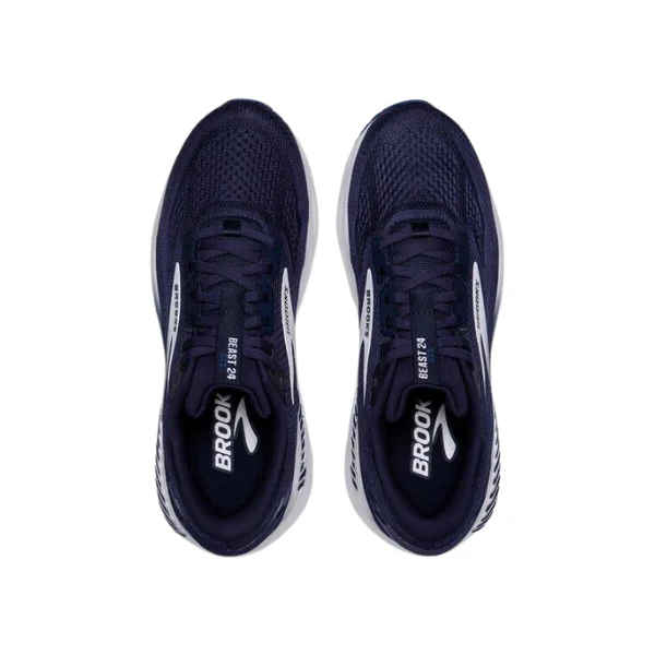 Brooks Mens Beast GTS 24 Wide Navy - Image 3