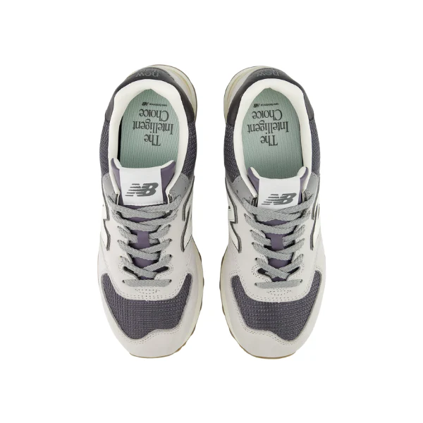 New Balance Men's 574 Grey/Silver - Image 3