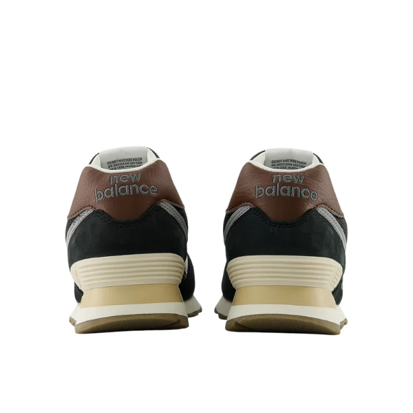 New Balance Men's 574 Brown/Silver - Image 4