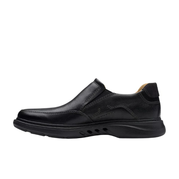 Clarks Men's Un Briley Step Leather Wide Black - Image 3