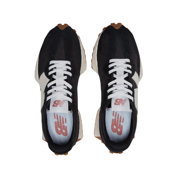 New Balance Women's 327 Black/White - Image 3