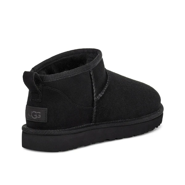 UGG Women's Classic Ultra Mini Boot Black - Image 3
