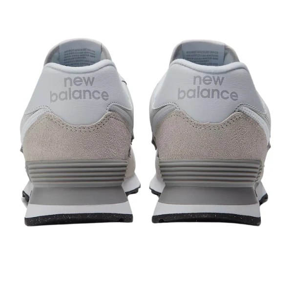 New Balance Men's 574 White/Grey - Image 4